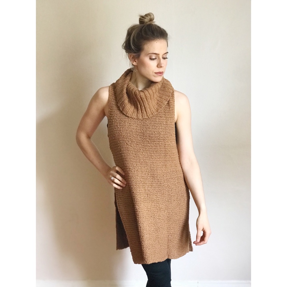 Free People Cowl Sweater Tunic